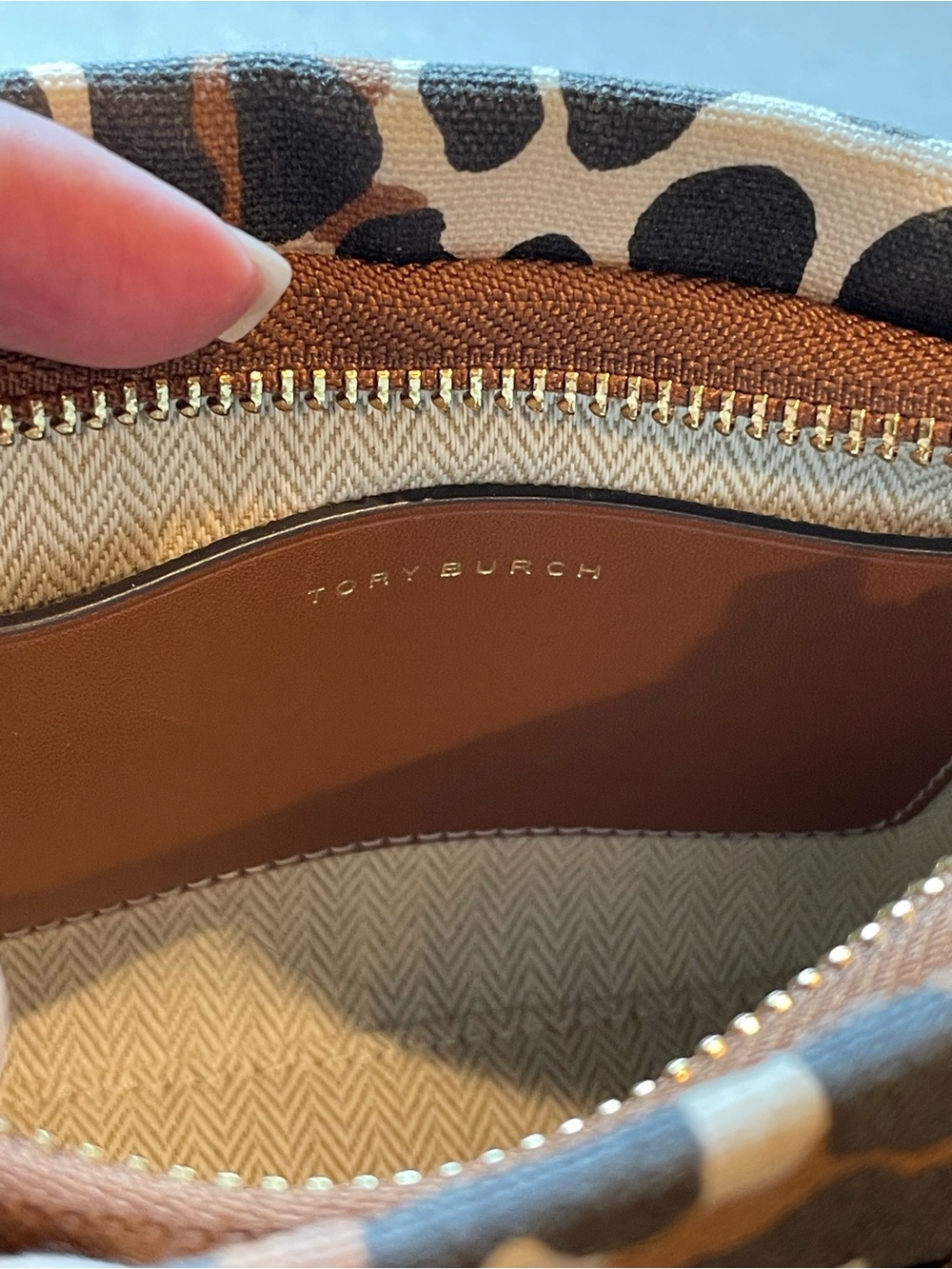 Tory Burch Ella Mini Tote | Leopard - Picture 10 of 11